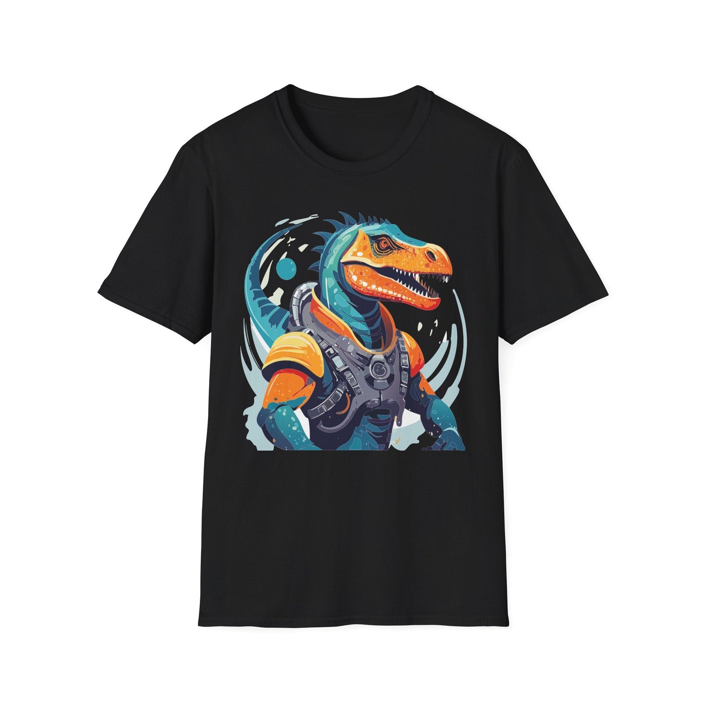 Alien Graphic Unisex Cotton Softstyle UFO Artwork Tee 10