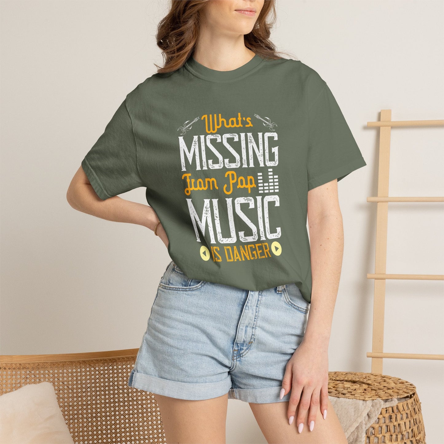 Music Graphic Design Unisex Cotton T-shirt m48