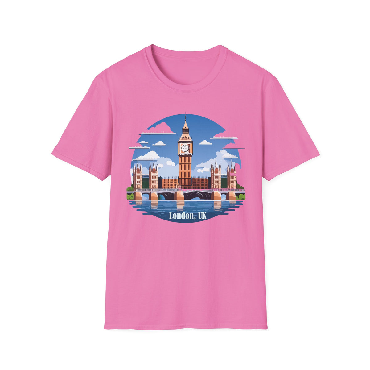 Big Ben London Skyline T-Shirt | London UK Landmark Tee