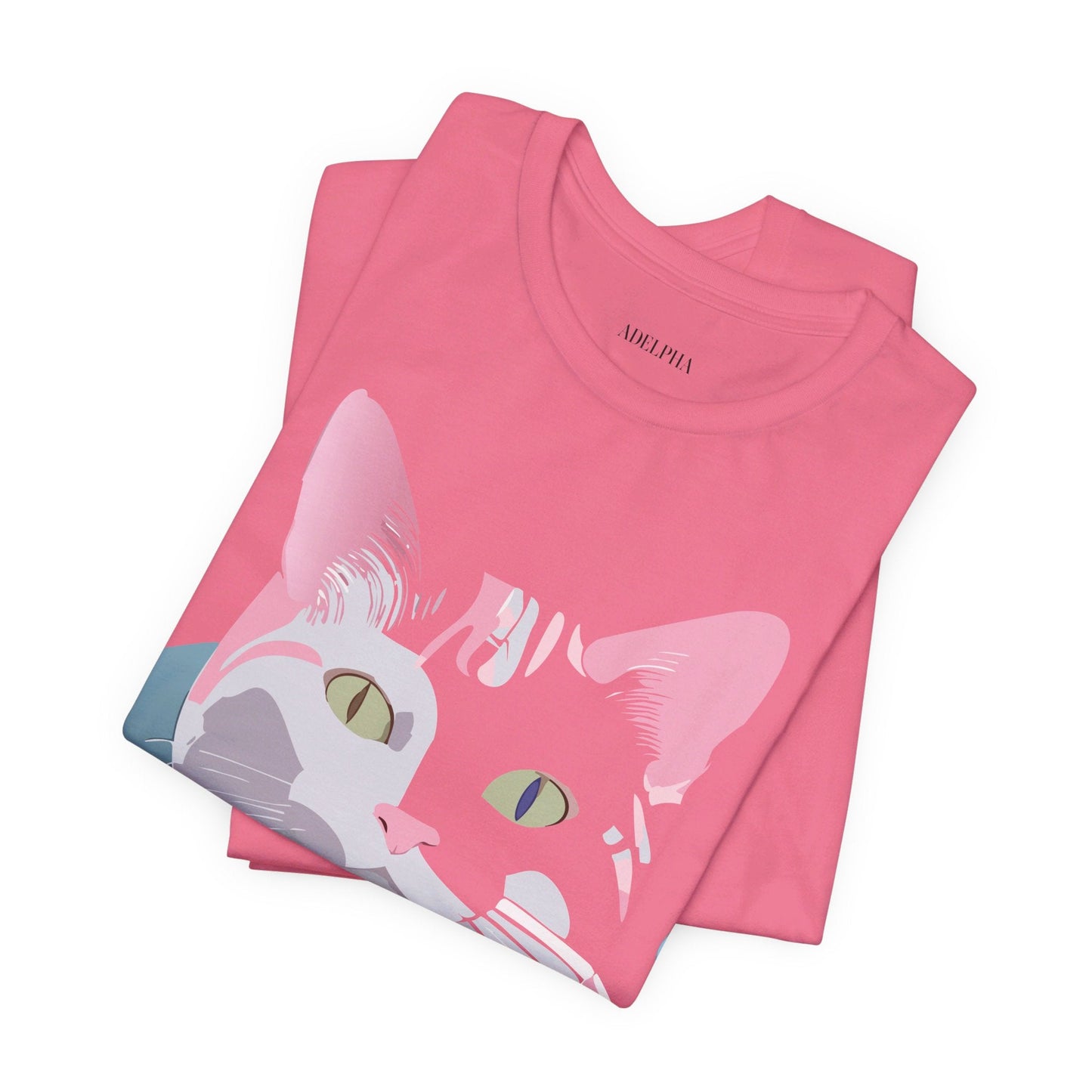 Adelpha Cat Graphic Tee Unisex Short Sleeve Shirt Vintage Inspired Artwork