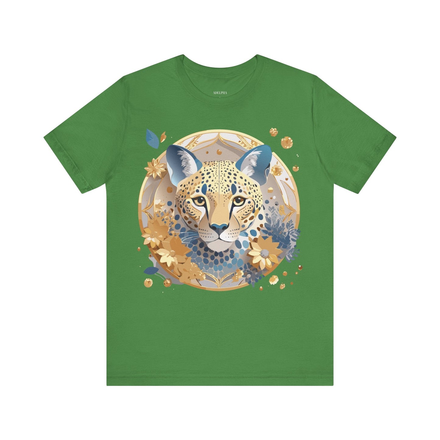 Adelpha Medallion Graphic Tee Unisex Short Sleeve Vintage Inspired Art Design Premium Cotton Jersey