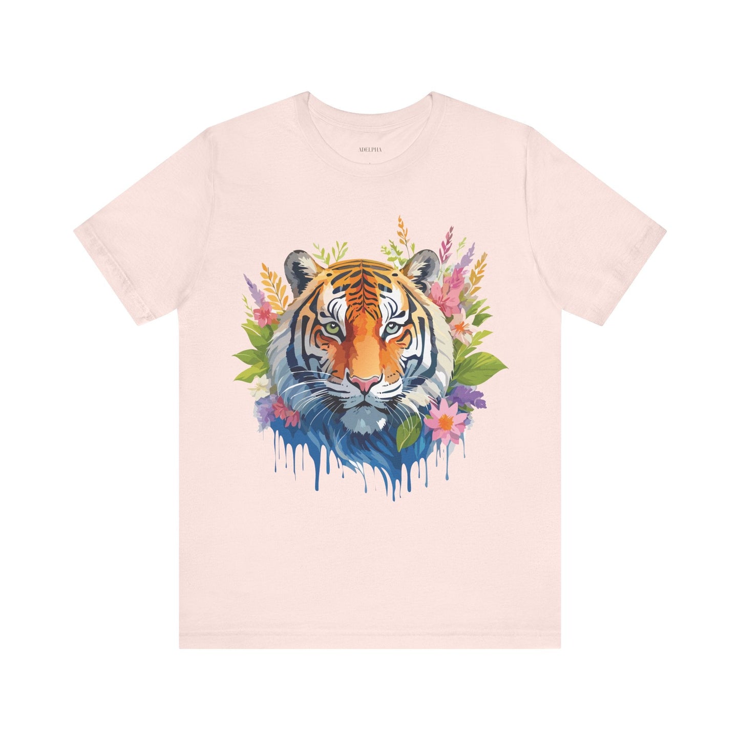 Tiger Graphic Tee Unisex Vintage Style Shirt With Original Adelpha Artwork Premium Quality