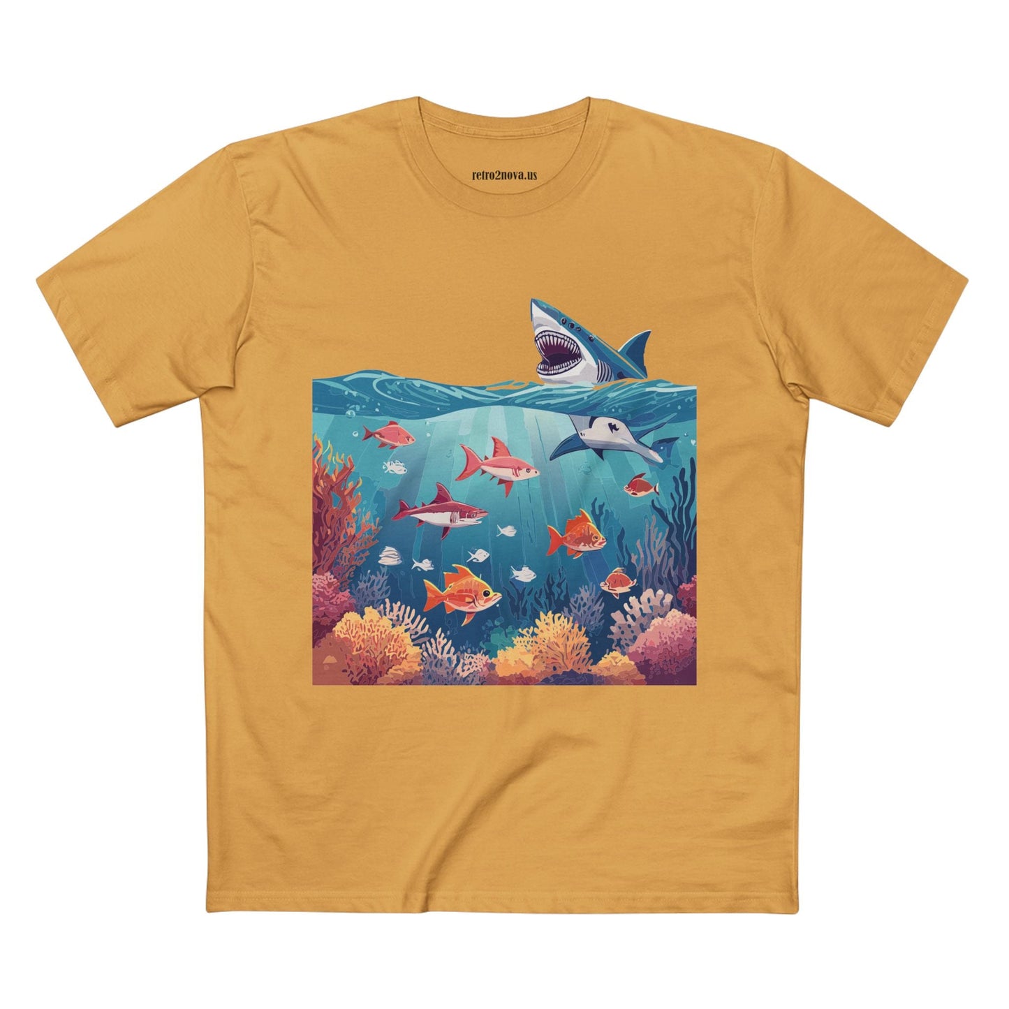 Ocean Pacific OP 8 Unisex Premium Cotton Tee With Original Art Design By Retro2Nova