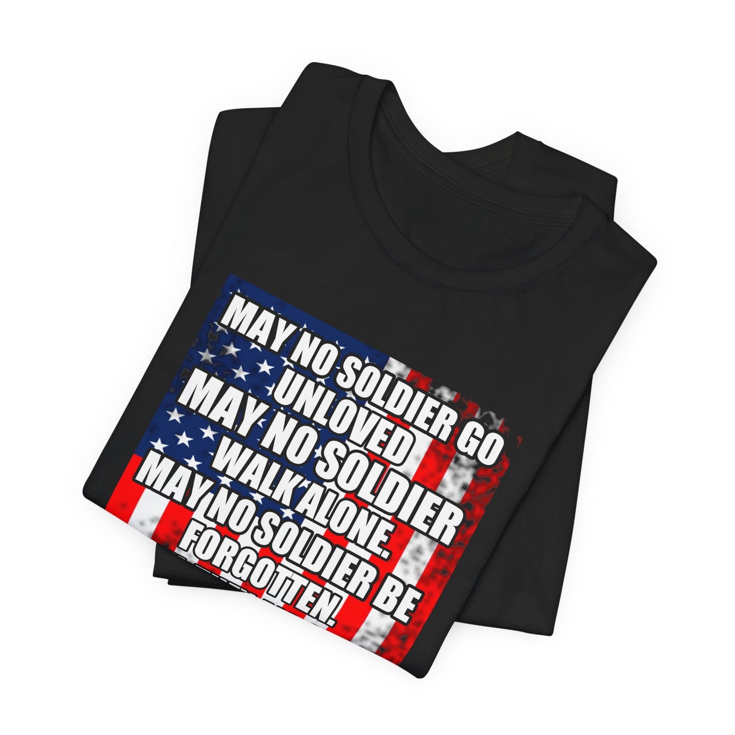 Army Veteran Patriotic Graphic Design Unisex Cotton T-Shirt v49