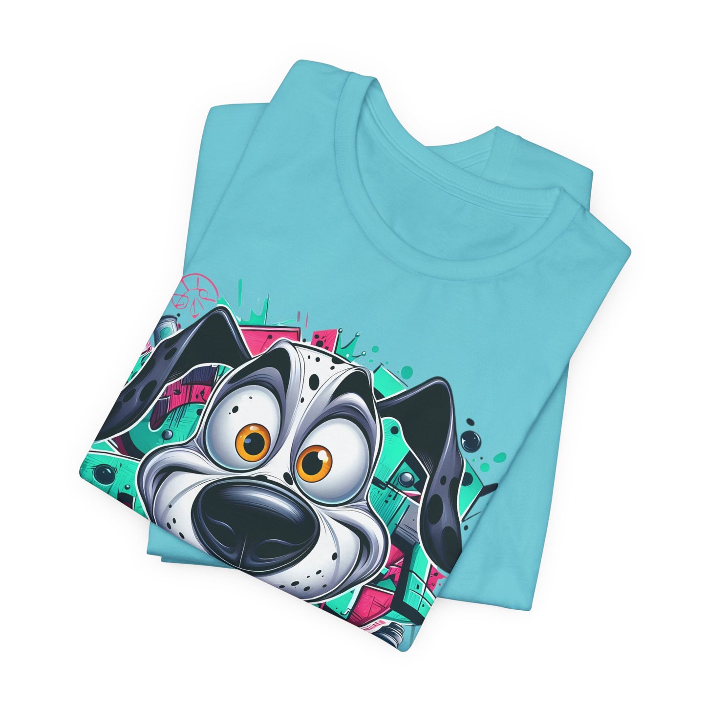 Viki Animal Tees, Dog Tee Shirt, Funny Dog T-Shirt, Art Design Top, Funny Animal T-Shirt, Graphic Tee