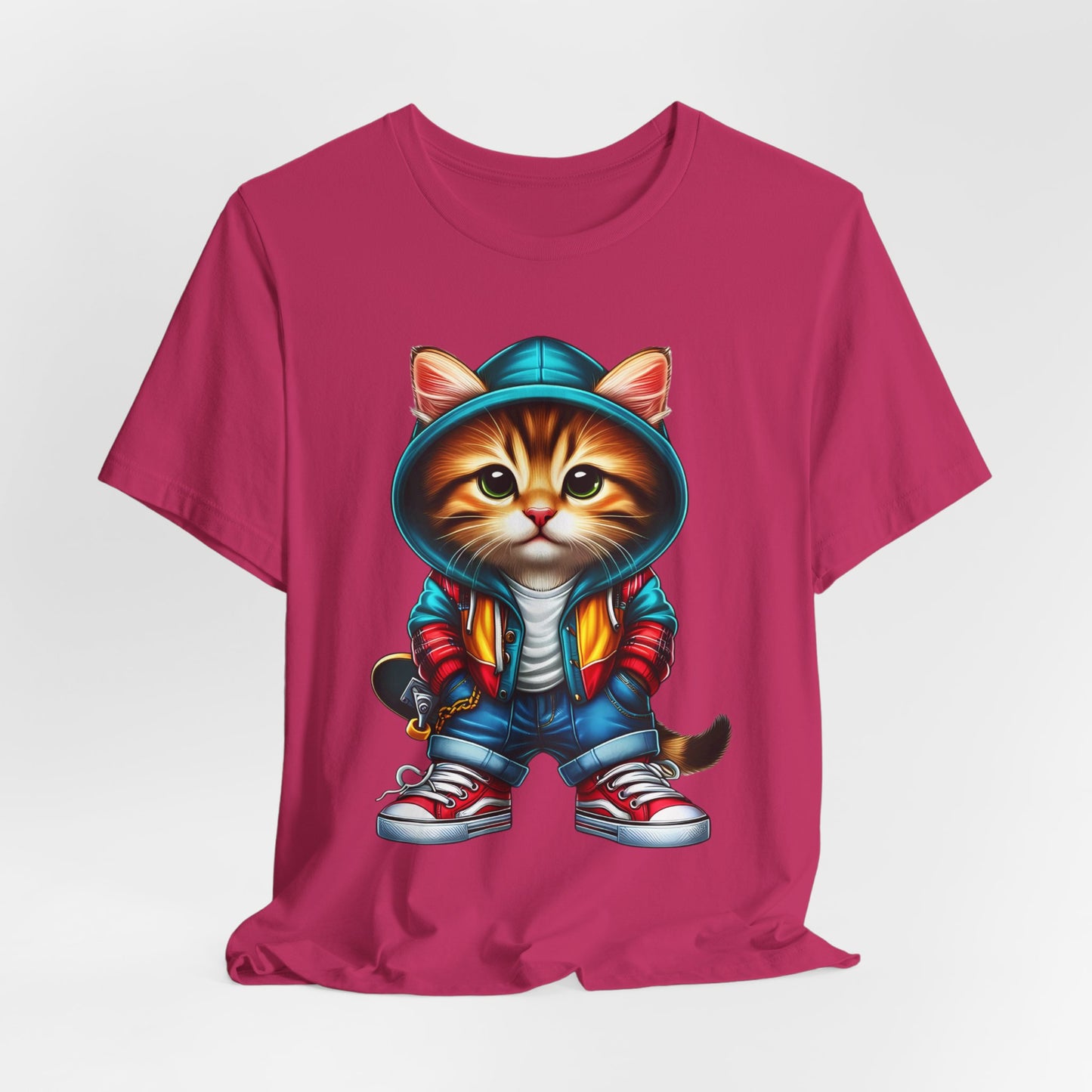 Mina Cool Cat Tee Shirt, Funny Cat T-Shirt, Pet Shirt, Animal Tees, Funny Animal T-Shirt, Graphic Tee
