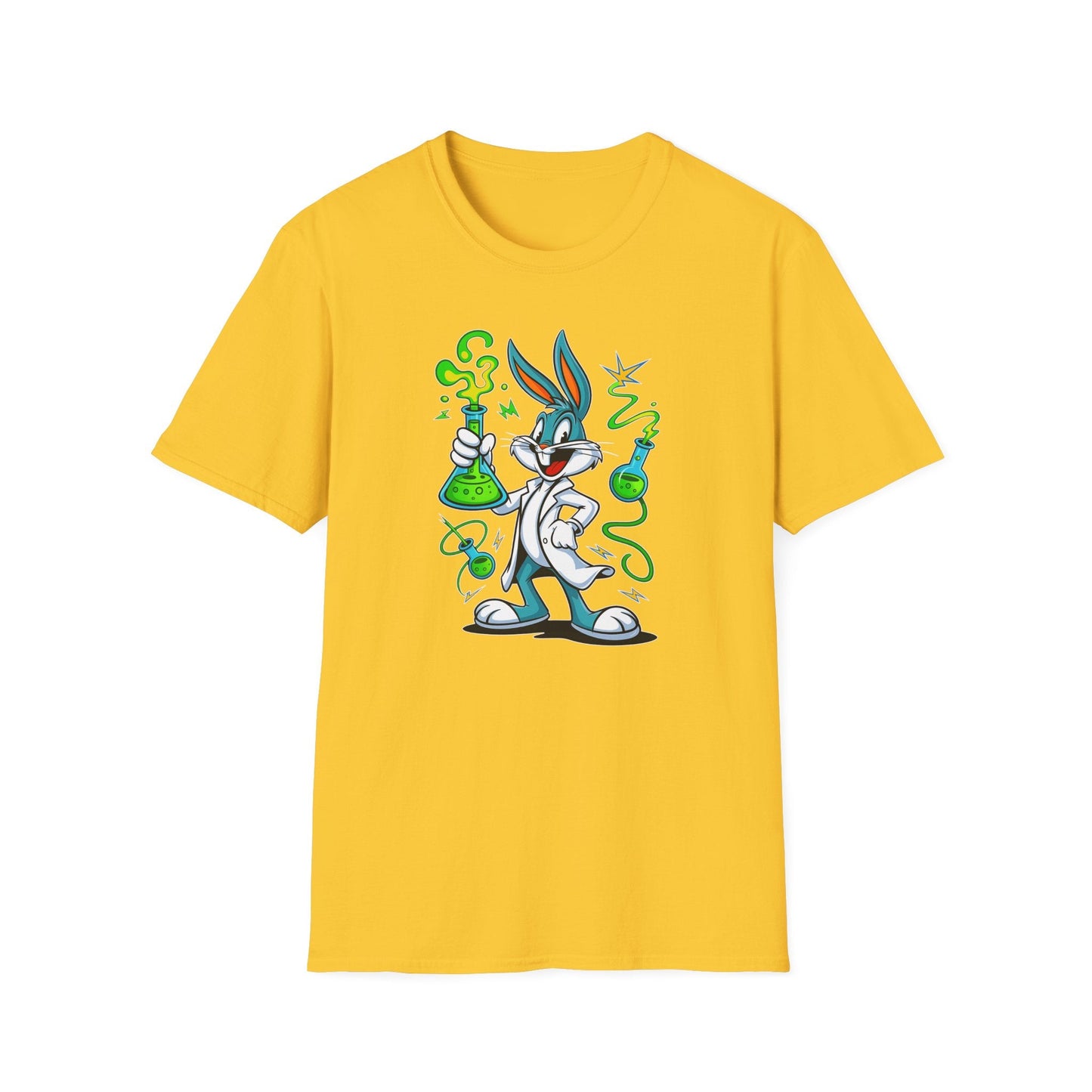 Bugs Bunny T Shirt Cartoon Design Unisex Softstyle 64000 Tee Graphic Shirt Art Design