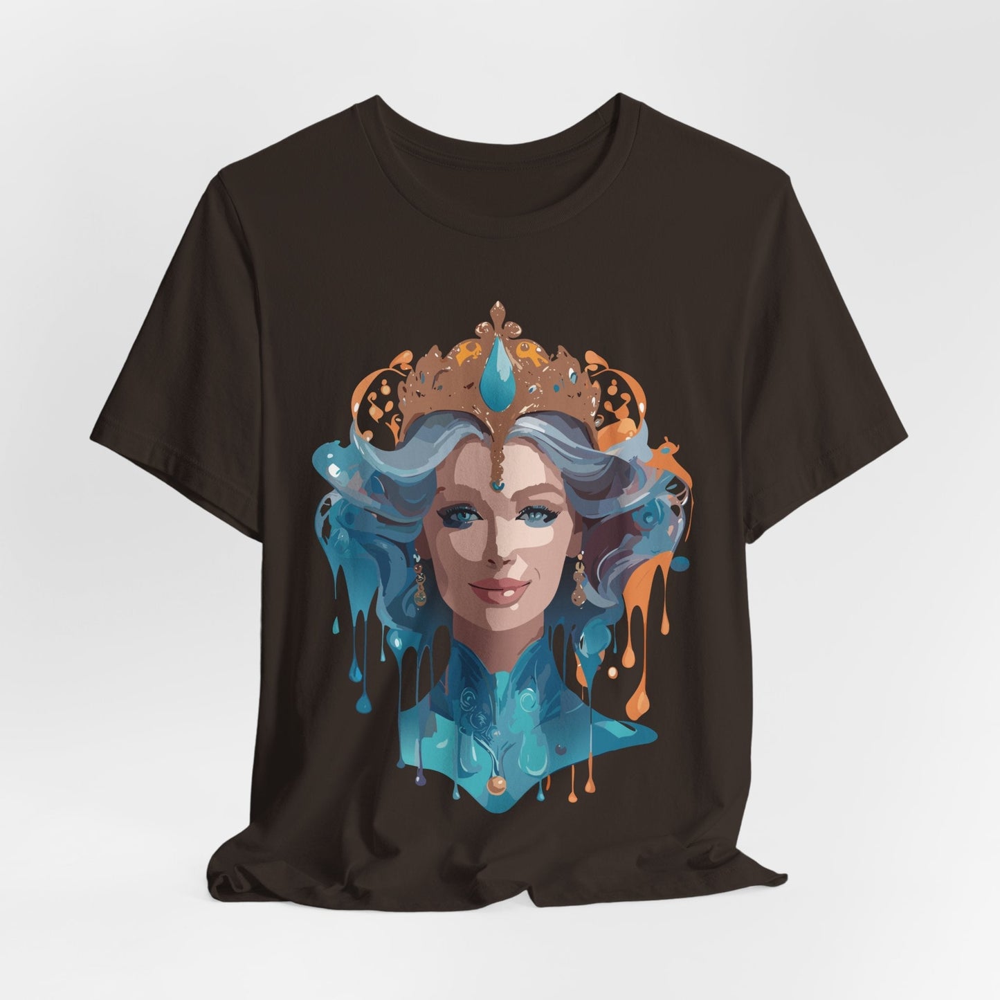 Queen Graphic Tee Unisex Adelpha Vintage Artwork Short Sleeve Premium Casual Wear