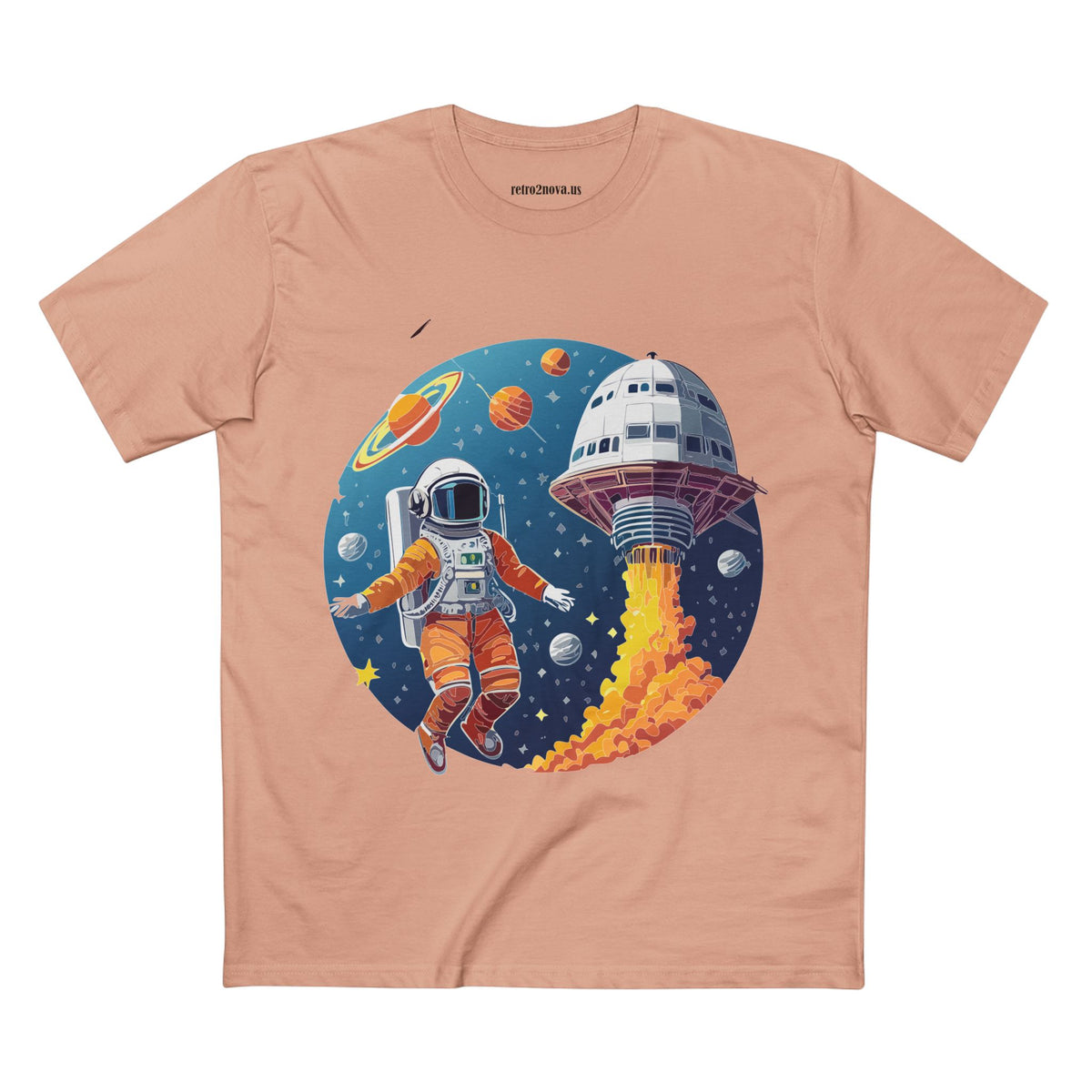 Cosmos Astronaut Graphic Tee Staple Unisex 100 Cotton Tee Shirt - CS-19