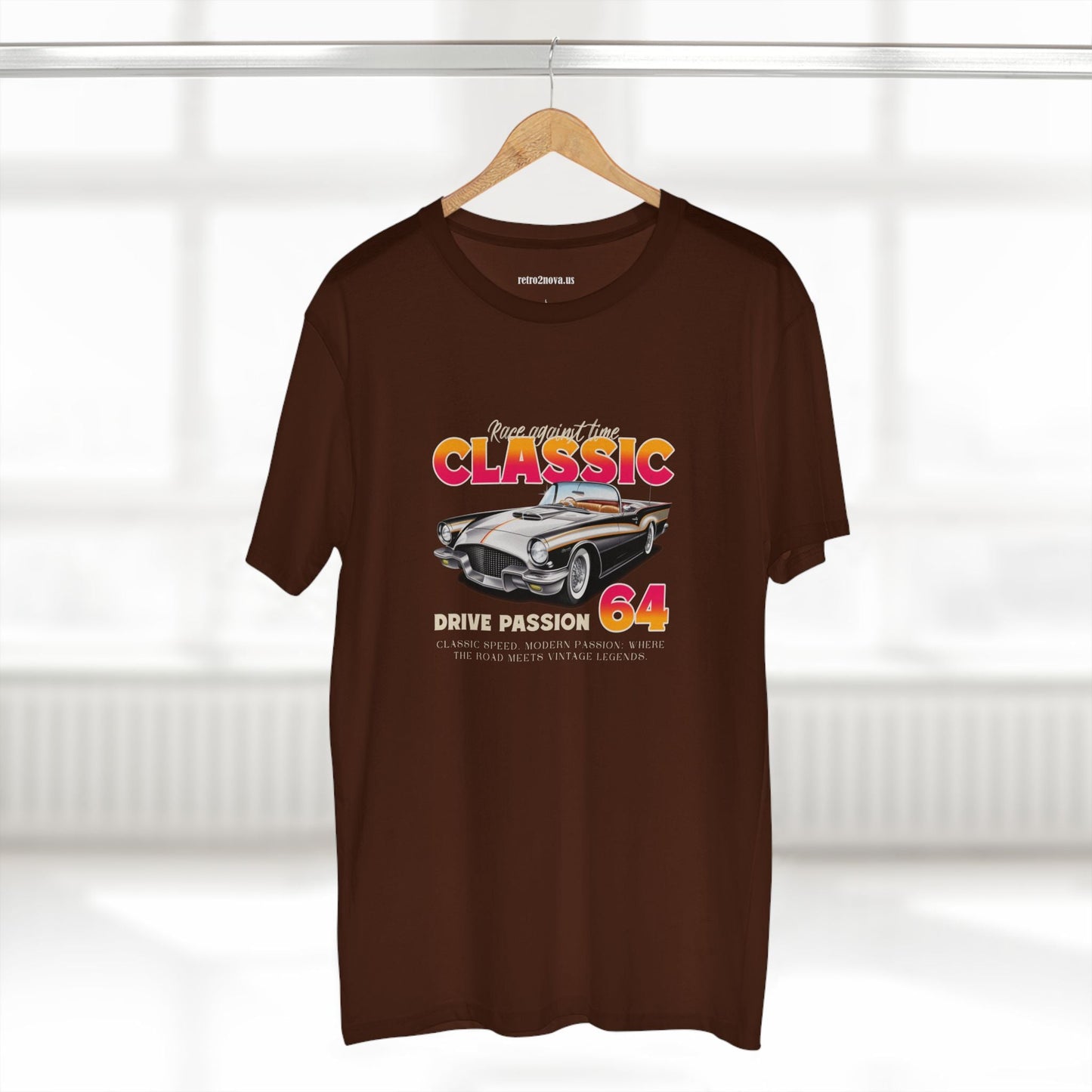 Retro Car Shirts Vintage Car Shirts Unisex Premium Cotton Tee With Original Art Design RC 16