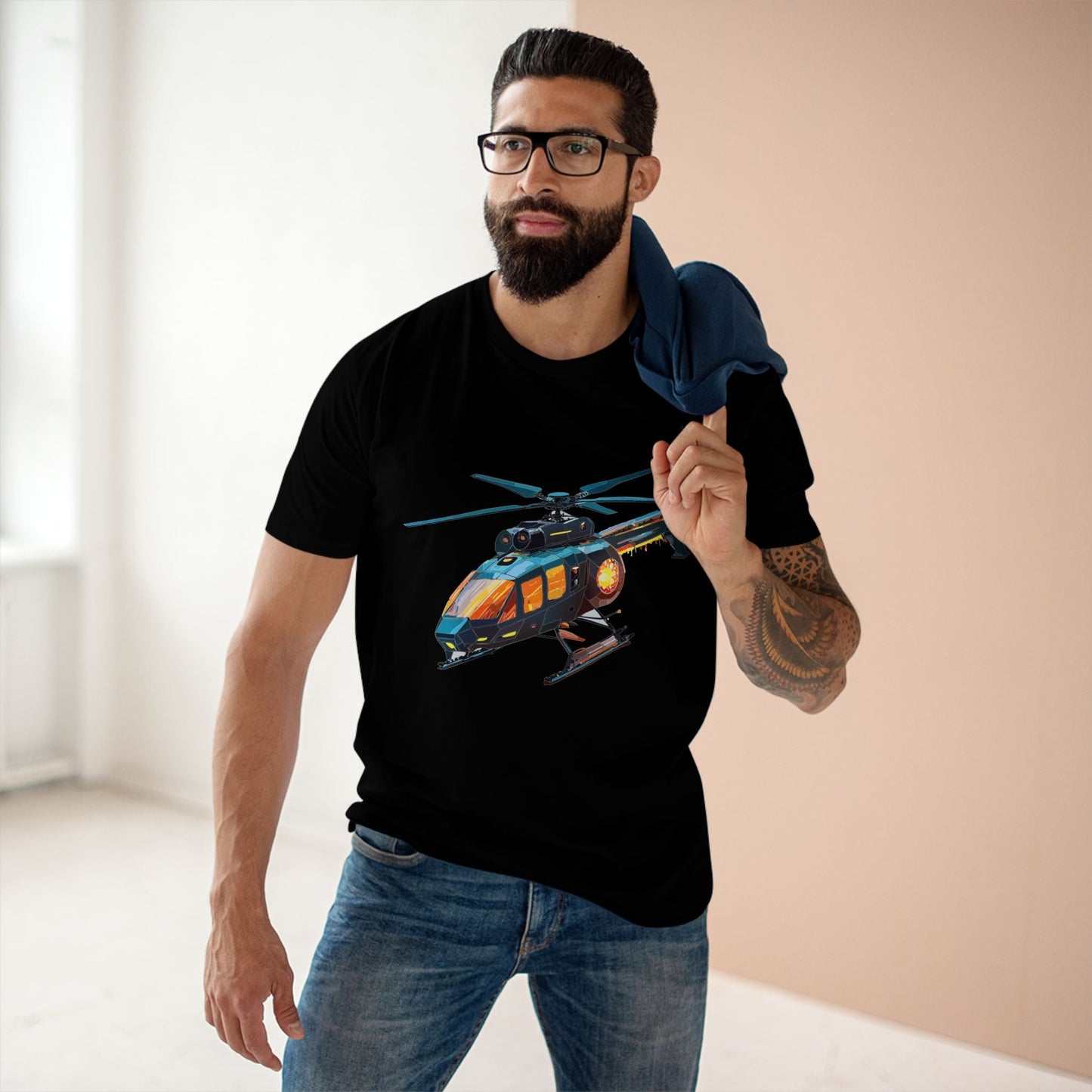 Chopper Graphic Unisex 100 Cotton Staple Tee 2