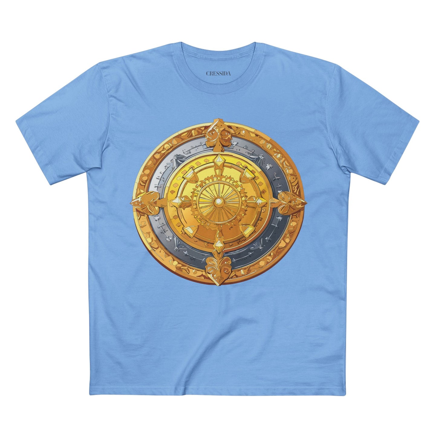 Antique Gold Coin Graphic Design T-Shirt Unisex 100 Cotton With Golden Print Artwork Tee 5