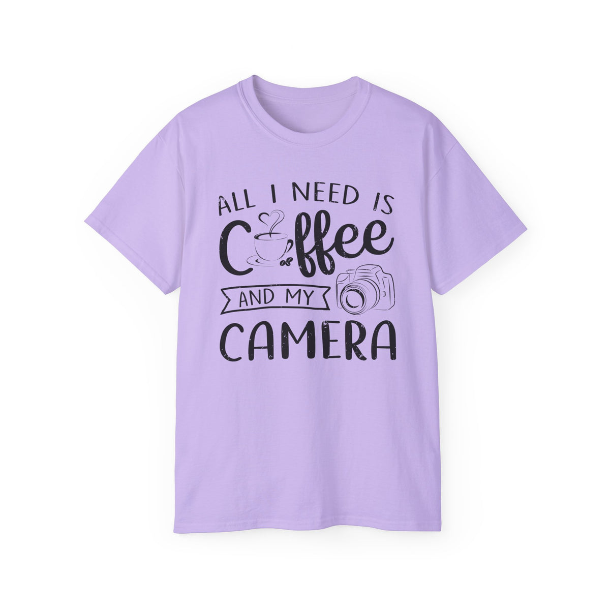 All I Need Is Coffee and My Camera Tee | Photographer Coffee Shirt