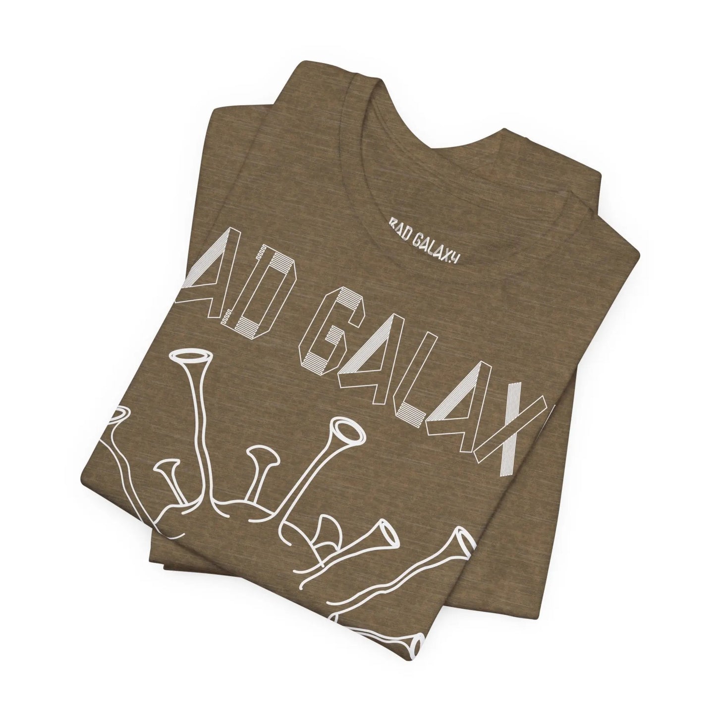 Tee Shirt With Alien From Bad Galaxy 100 Percent Cotton Eco Friendly Inks Made In USA