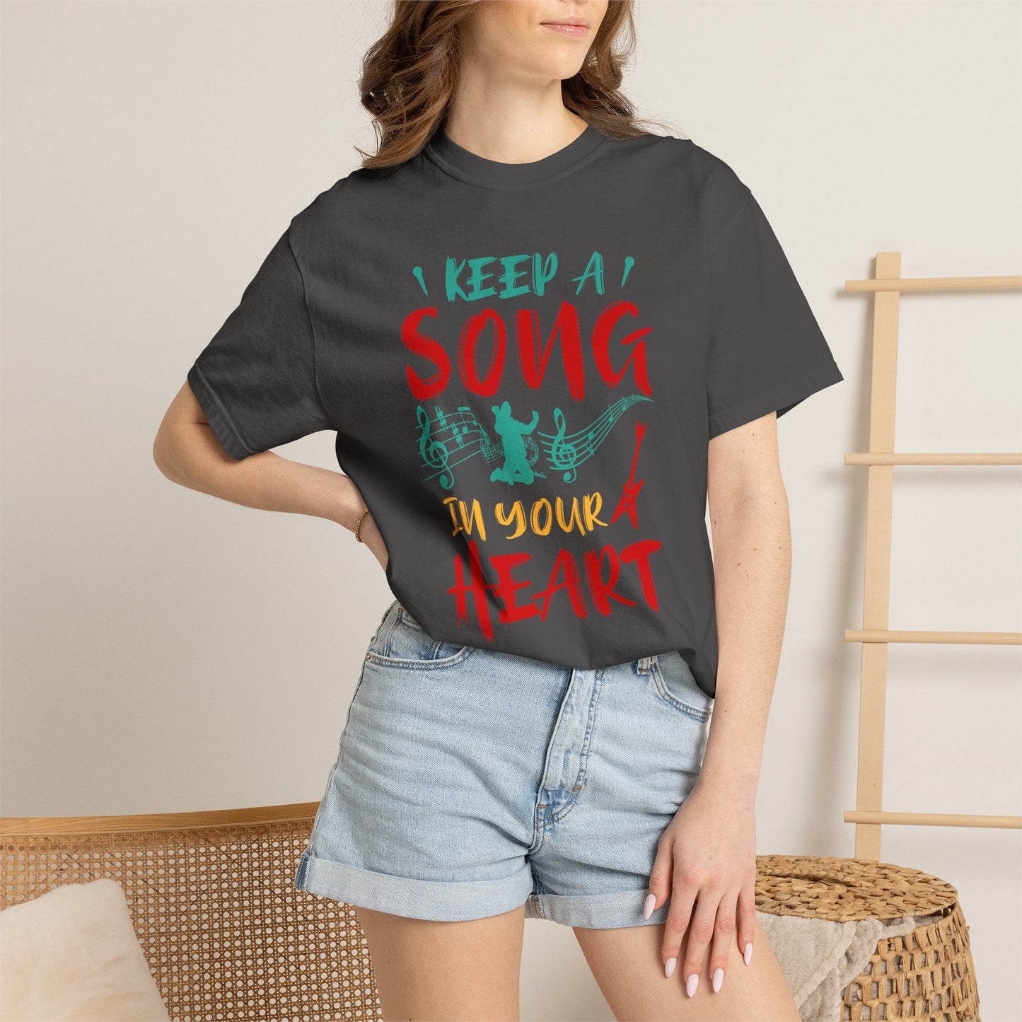 Music Graphic Design Unisex Cotton T-shirt 037