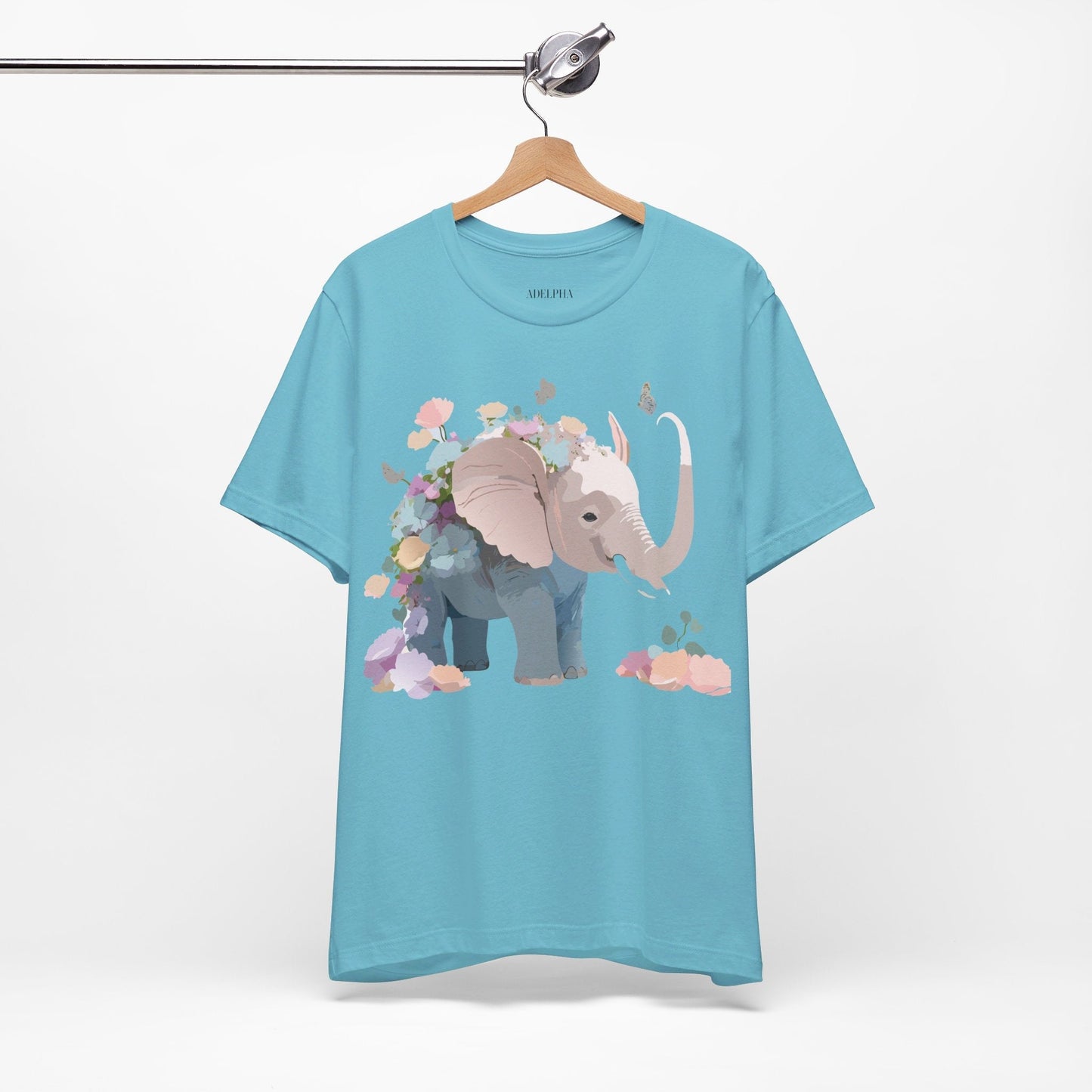 Elephant Graphic Tee Unisex Jersey Short Sleeve Art Design Adelpha Premium Vintage Inspired