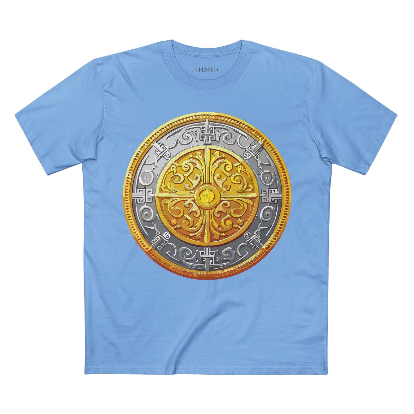 Antique Gold Coin Graphic Design T-Shirt Unisex 100 Cotton With Golden Print Artwork Tee 18