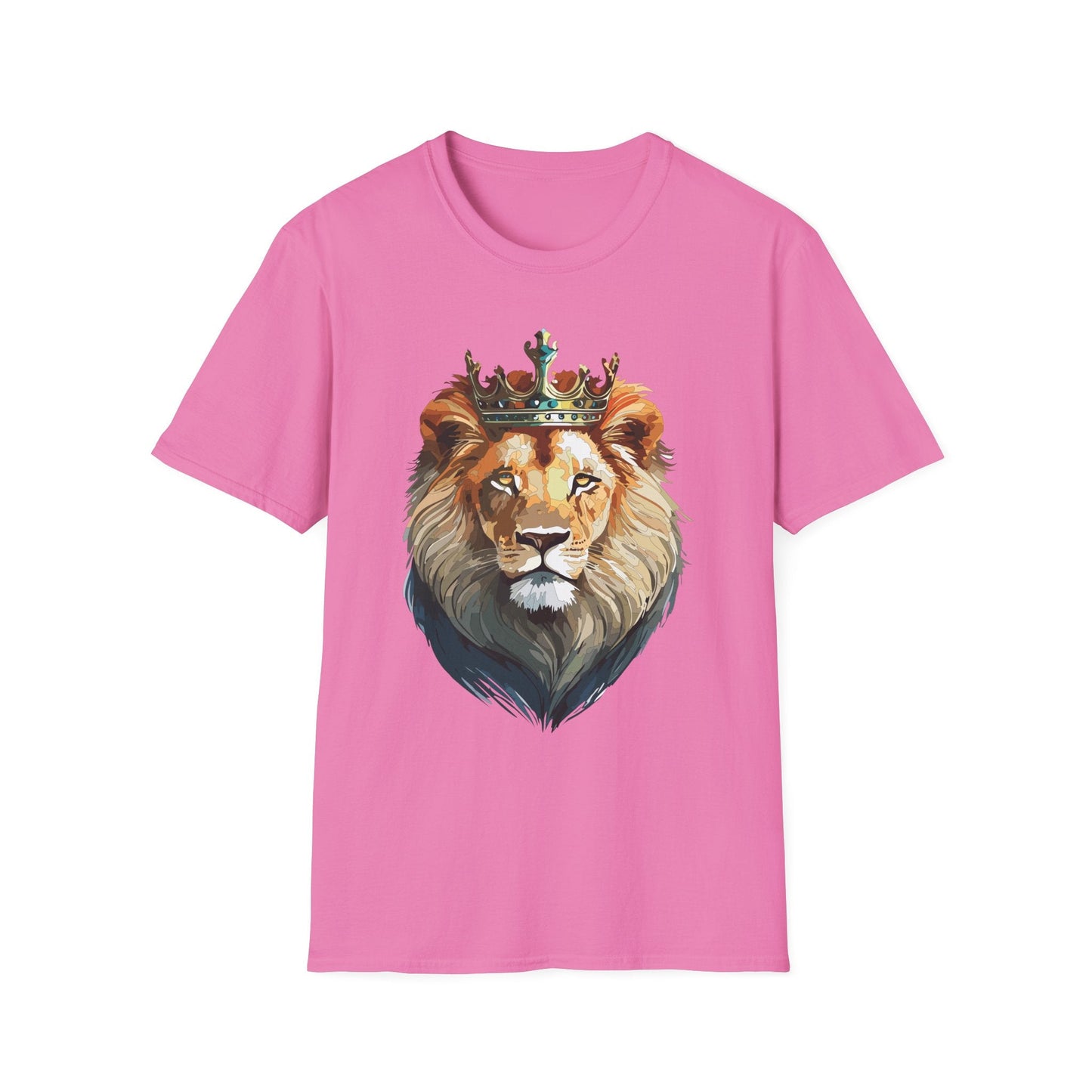 Lion Shirt Unisex Softstyle Tee Gildan 64000 100 Percent Ring Spun Cotton