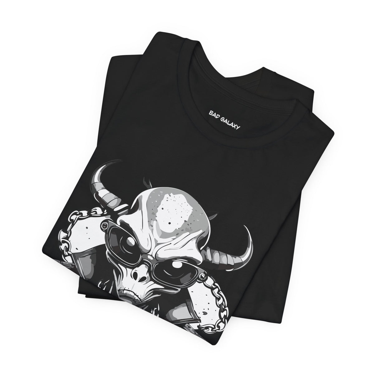 Alien Graphic Unisex Cotton Bella+Canvas Tee with Art Design b72