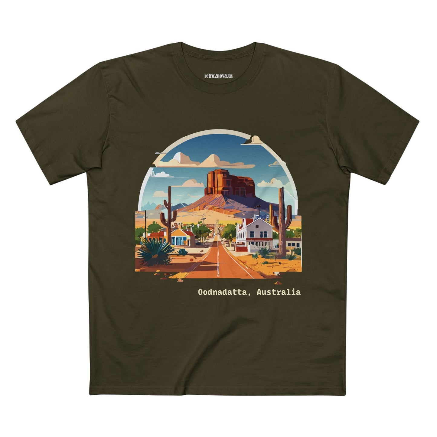 Australia Travel Shirt Unisex Premium Cotton Art Tee With Original Design By Retro2Nova TT21