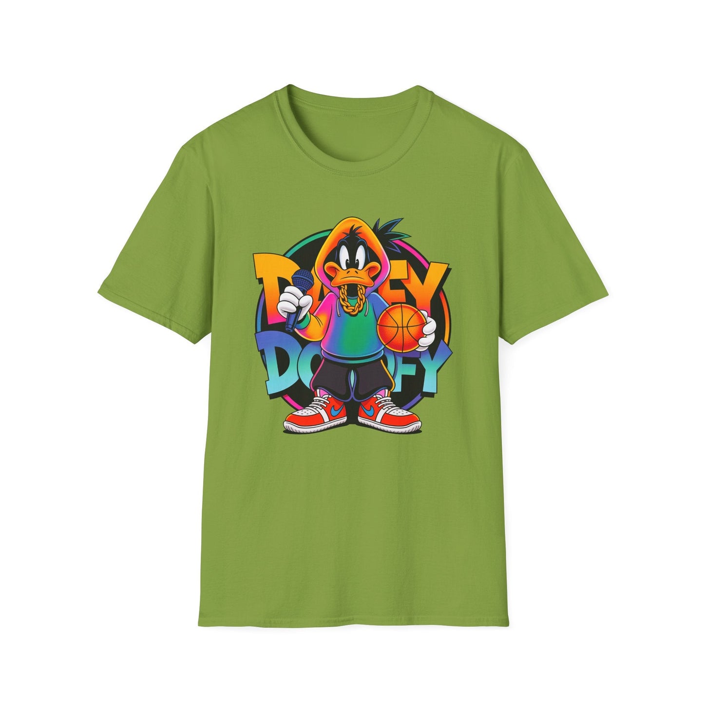 Funny Cartoon Animals T Shirt With Animation Print Unisex Softstyle Graphic Cotton Tee