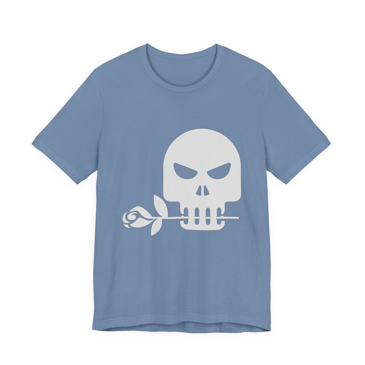 Camiseta unisex de algodón con calavera