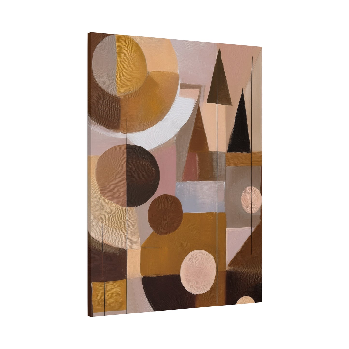Abstract Geometric Painting Print Canvas 20x24,20x30,24x30 24x32,24x36,30x40 32x48,36x48,40x60 Pine-Wood Inner Frame ABS-51