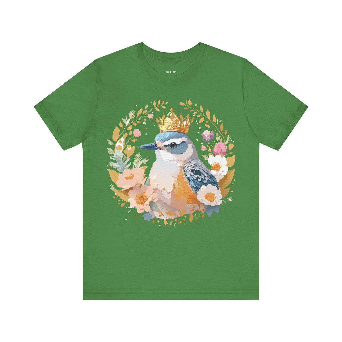 Medallion Graphic Unisex Cotton Bella+Canvas Tee with Floral Art Design m73