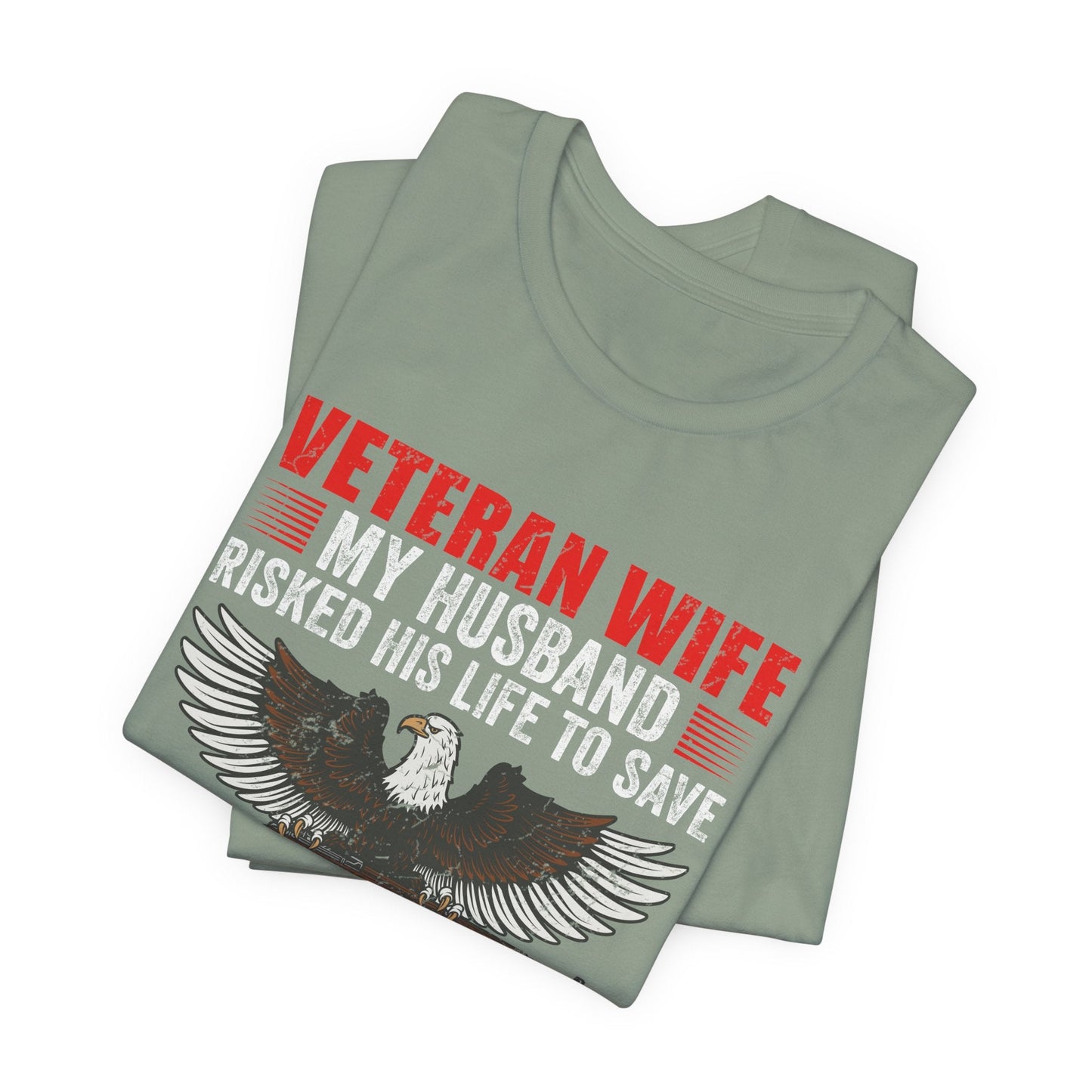 Army Veteran Patriotic Graphic Design Unisex Cotton T-Shirt v40