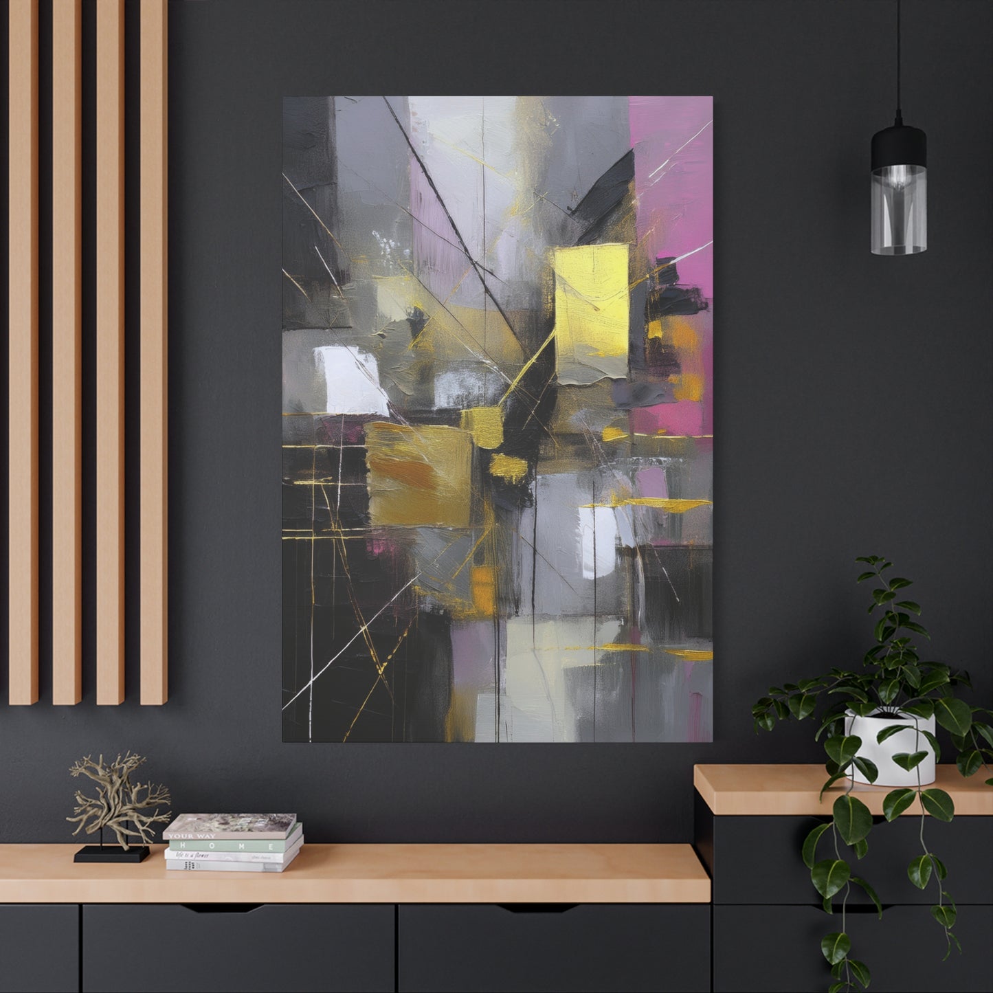 Abstract Oil Painting Print Canvas 20x24,20x30,24x30 24x32,24x36,30x40 32x48,36x48,40x60 Pine-Wood Inner Frame ABS-214