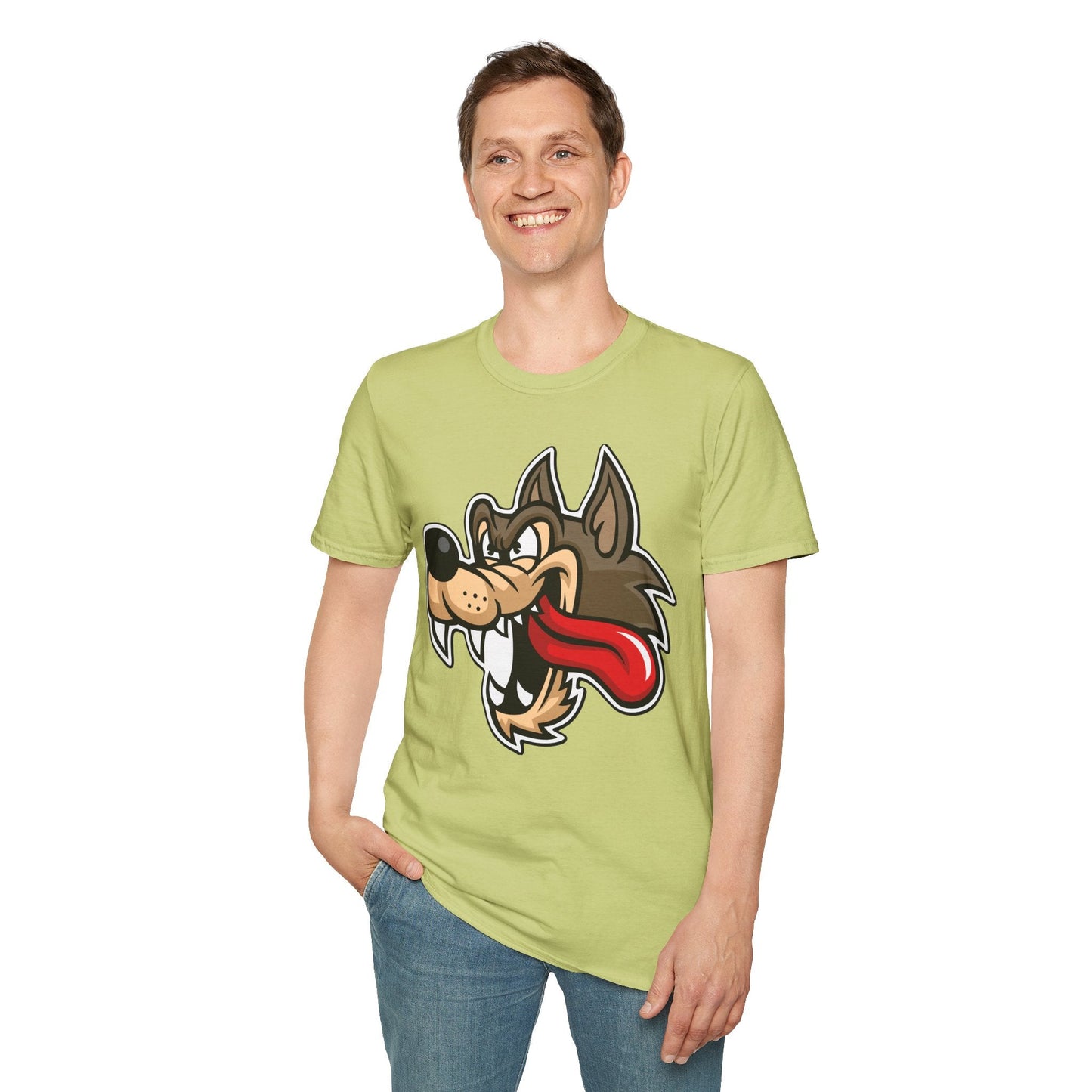 Cartoon T Shirt Animation Tee Unisex Funny Tee Gildan Softstyle 64000 100 Percent Cotton