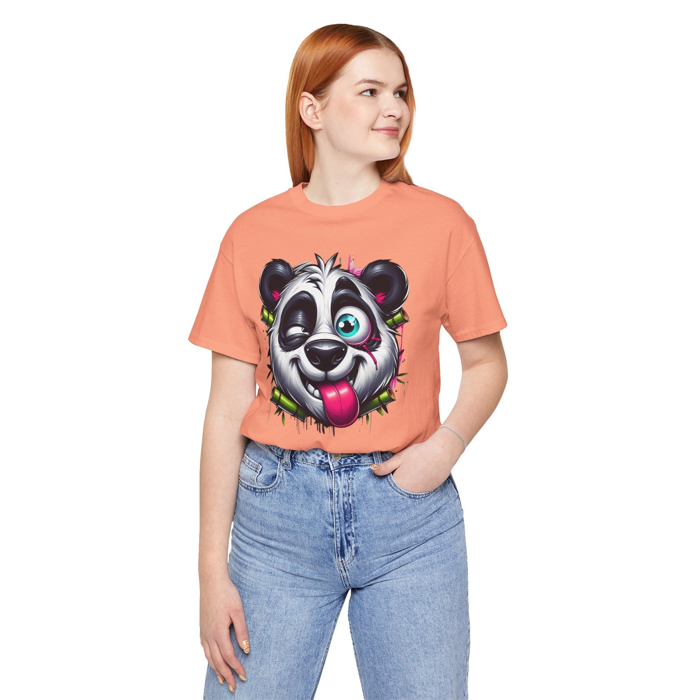 DiDi Panda Shirt, Funny Animal T-Shirt, Cartoon Top, Funny Panda Tee Shirt, Animal Tees, Art Design T-Shirt, Graphic Tee
