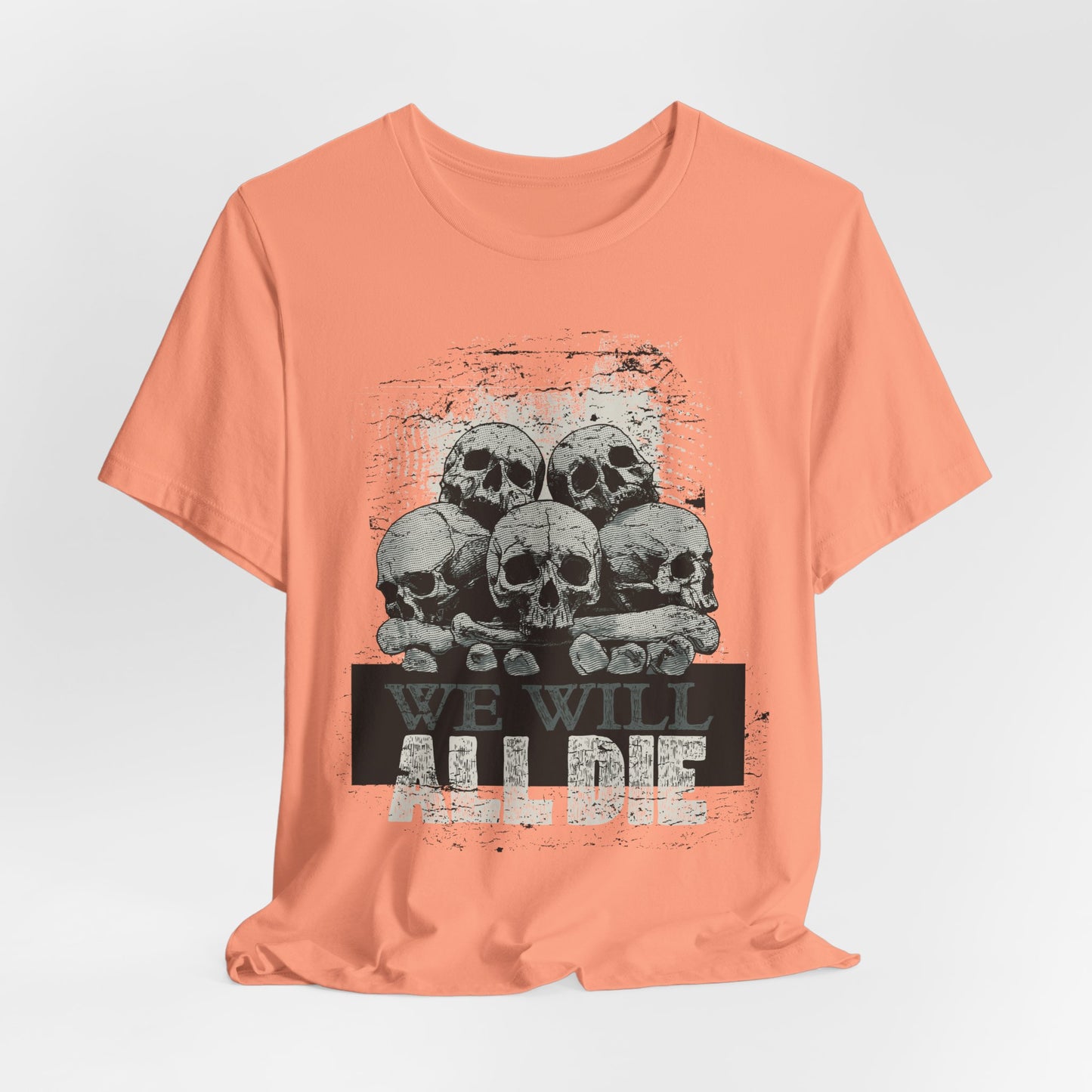 All Die Skull Graphic Design Tee, Skull Shirt, Vintage Tees, Art Design T-Shirt, Graphic Tee, Art Shirts