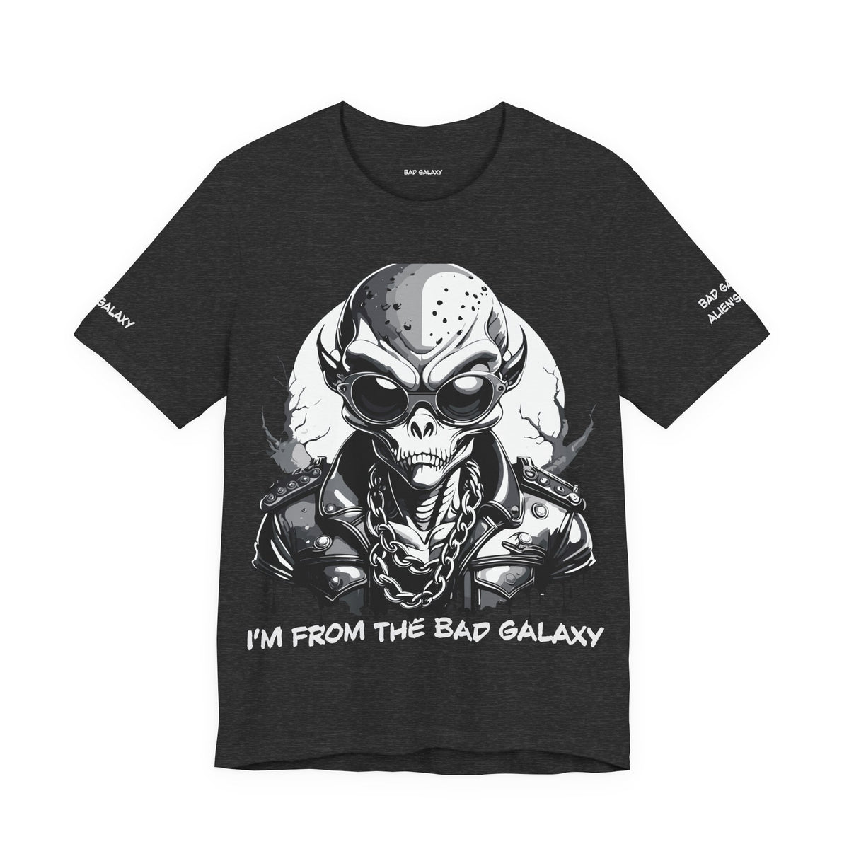 Alien Graphic Unisex Cotton Bella+Canvas Tee with Art Design b70