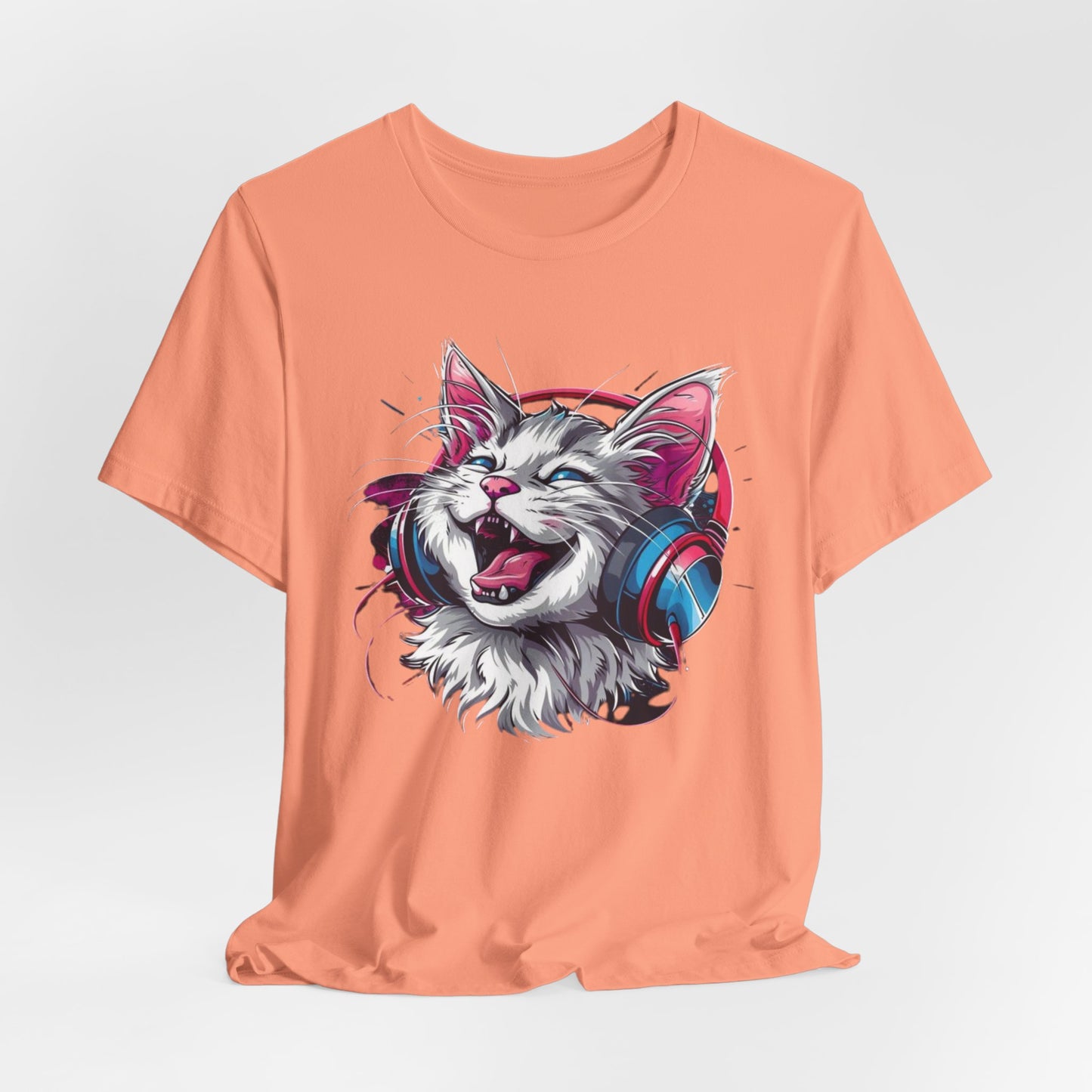 Gina Cartoon Cat Tee Shirt, Funny Cat T-Shirt, Pet Shirt, Animal Tees, Funny Animal T-Shirt, Graphic Tee