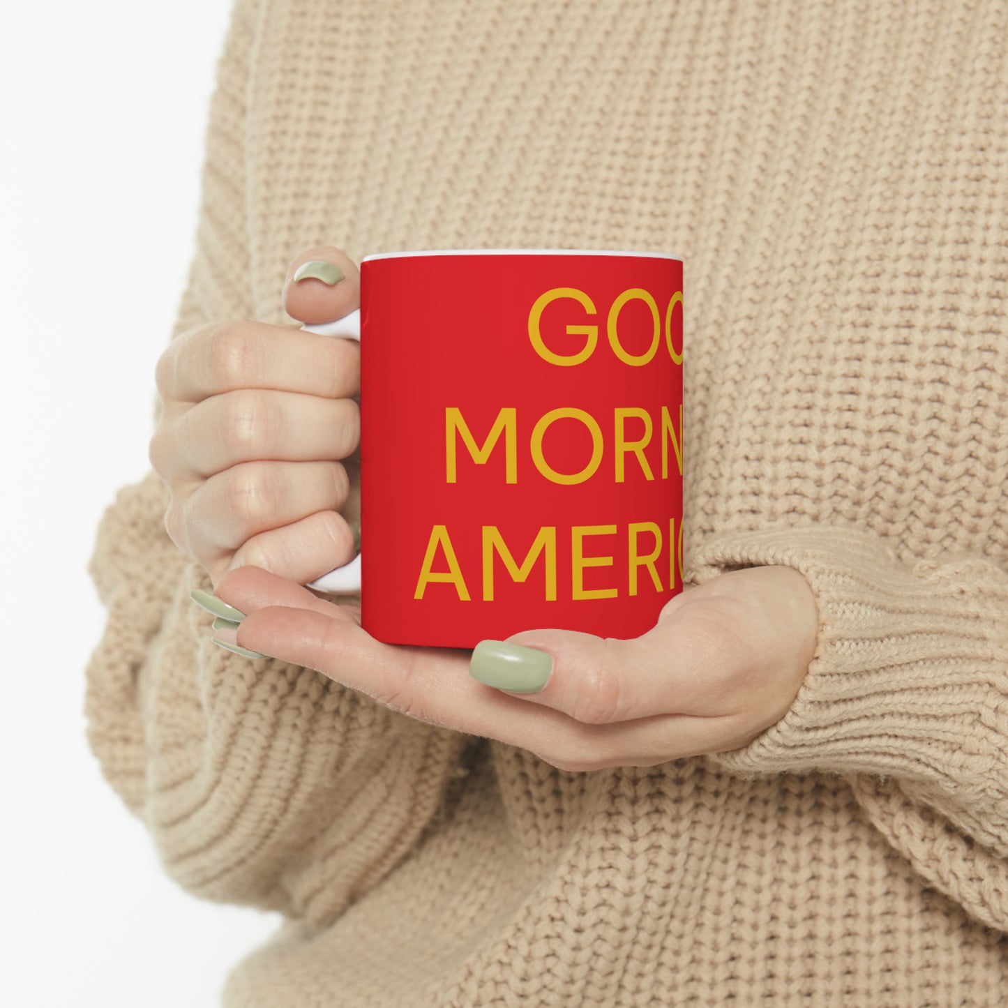 Tasse à café et à thé avec signature Good Morning America