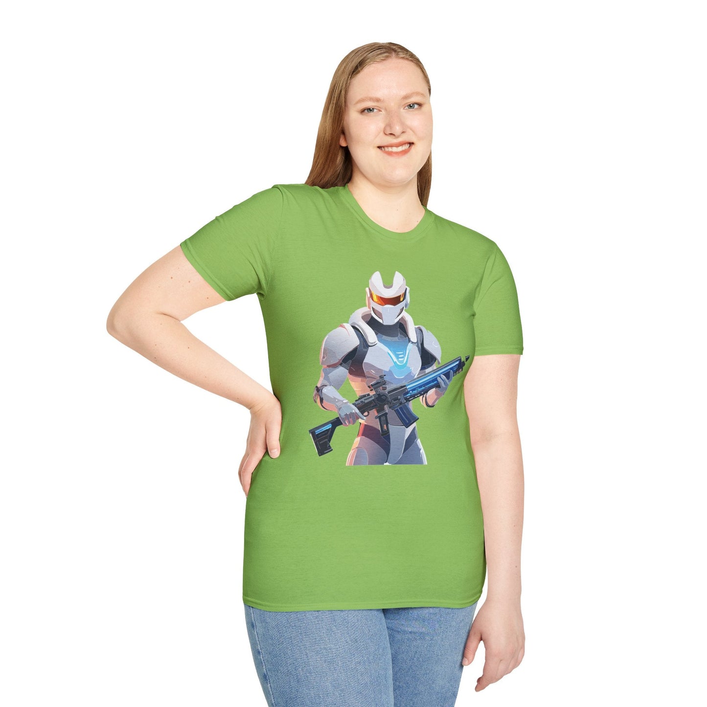 Robocop T Shirt Unisex Gildan Softstyle 64000 100 Percent Ring Spun Cotton Tee With Artwork