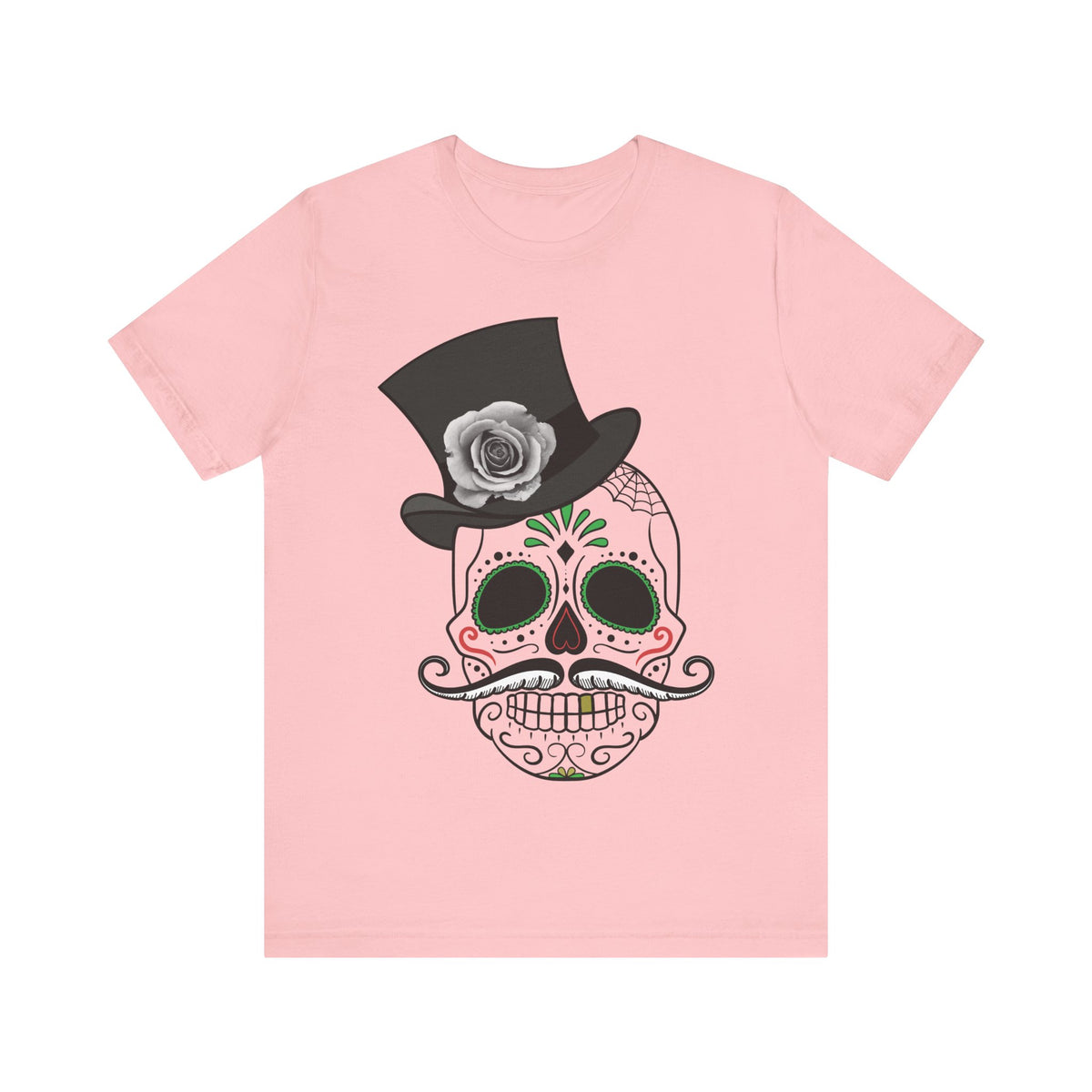 Camiseta unisex de algodón con calavera