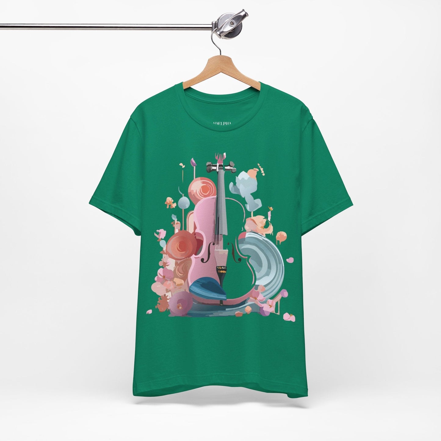 Adelpha Music Graphic T Shirt Unisex Short Sleeve Tee Vintage Inspired Artwork Edition