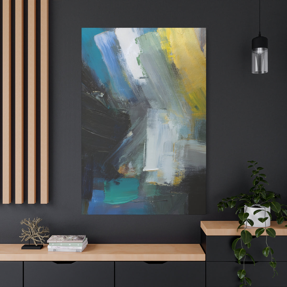 Abstract Oil Painting Print Canvas 20x24,20x30,24x30 24x32,24x36,30x40 32x48,36x48,40x60 Pine-Wood Inner Frame ABS-81