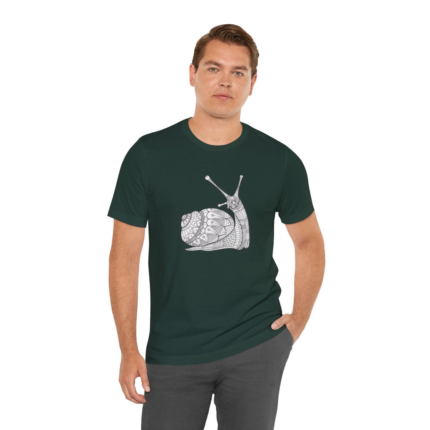 Unisex-T-Shirt mit Tier-Print 