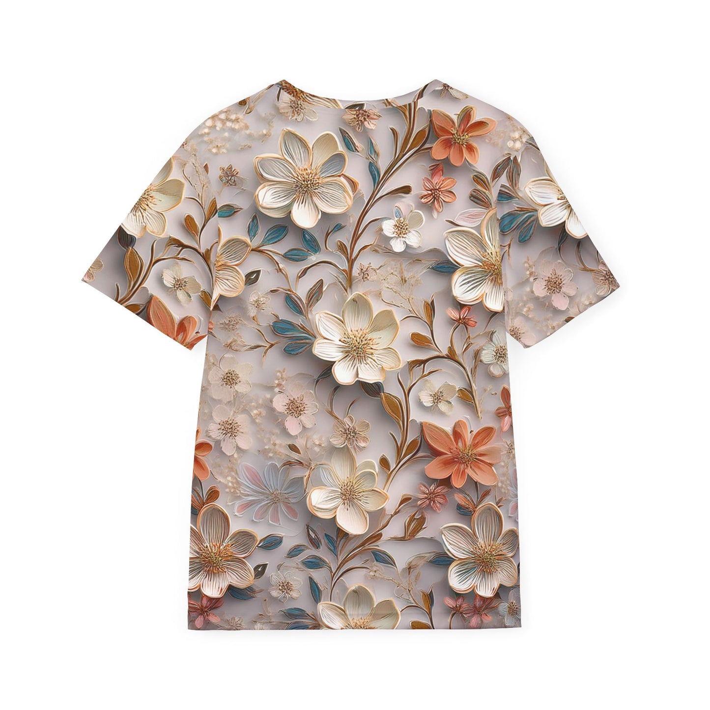 Unisex Floral Shirt, Floral Tee Shirt, Floral T-Shirt, T Shirt with Flowers 13