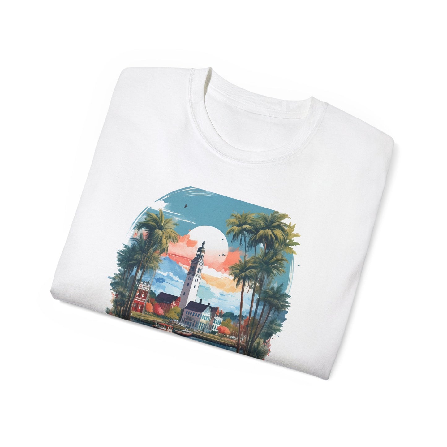 Delaware Graphic Unisex Cotton T‑Shirt 2