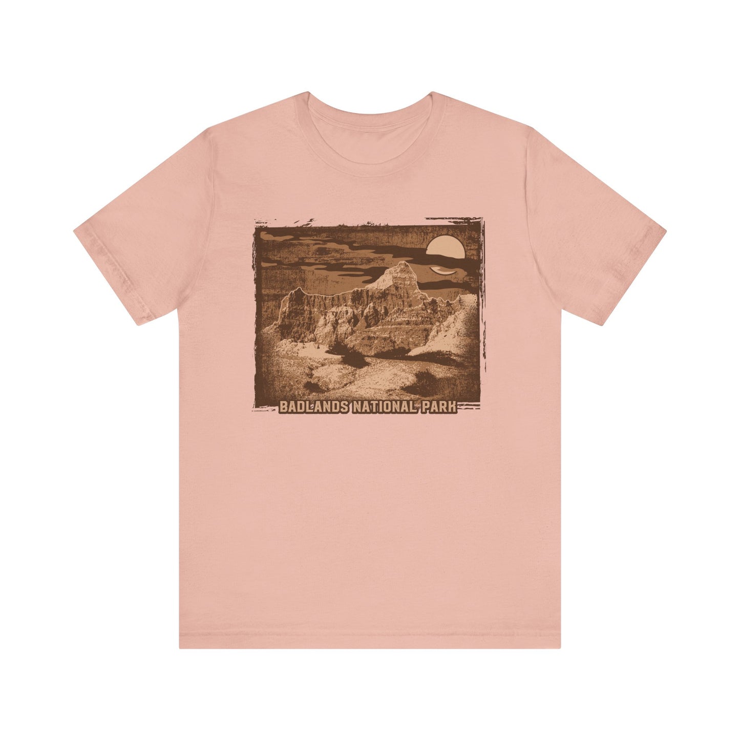 Badlands Retro Poster Graphic Design Tee, Badlands Shirt, Vintage Tees, Art Design T-Shirt, Graphic Tee, Retro Art Shirts