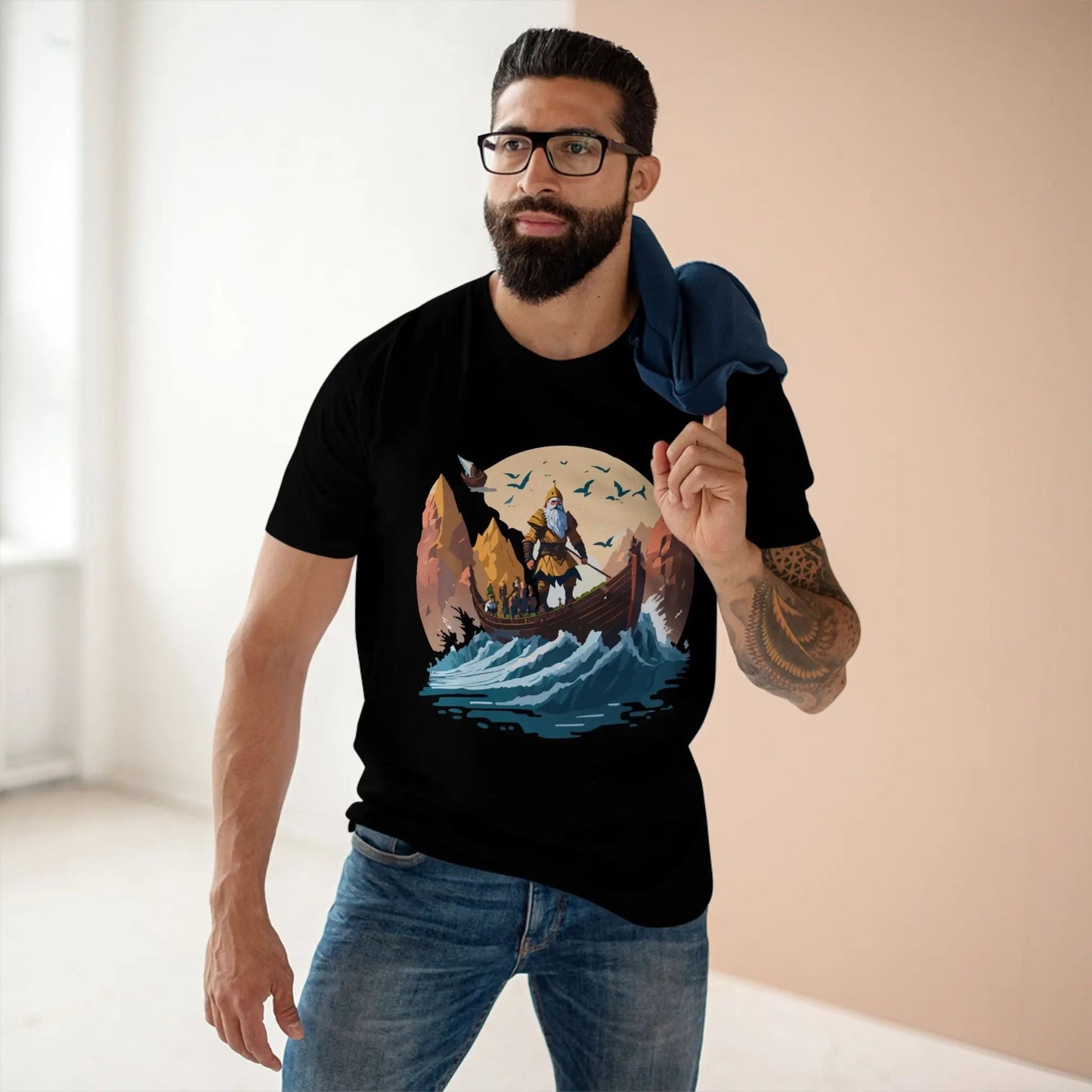 Viking Graphic Unisex 100 Cotton Staple Tee 31
