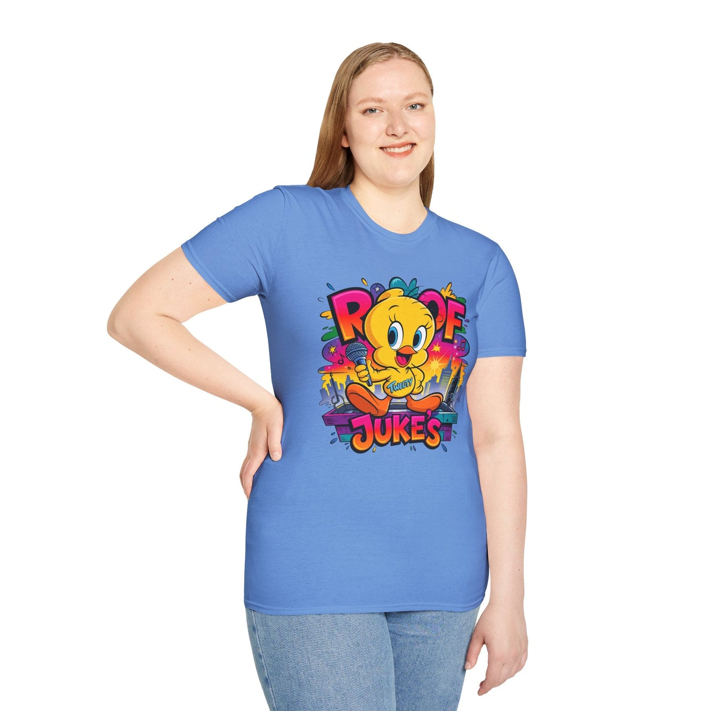 Unisex Cartoon T Shirt With Animation Design Versatile Funny Animals Tee Shirt Gildan Softstyle