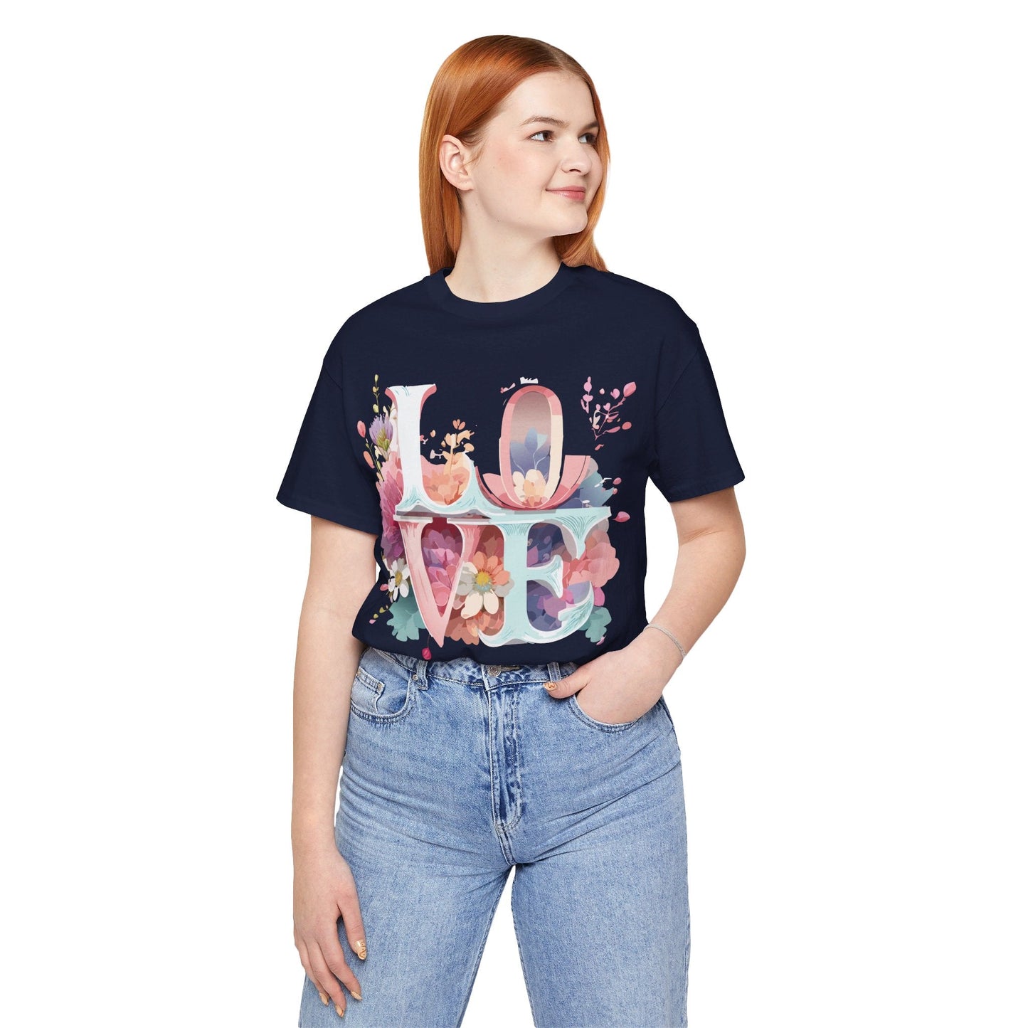 Valentine Graphic Tee Unisex Jersey Short Sleeve Art Design By Adelpha Vintage Inspired