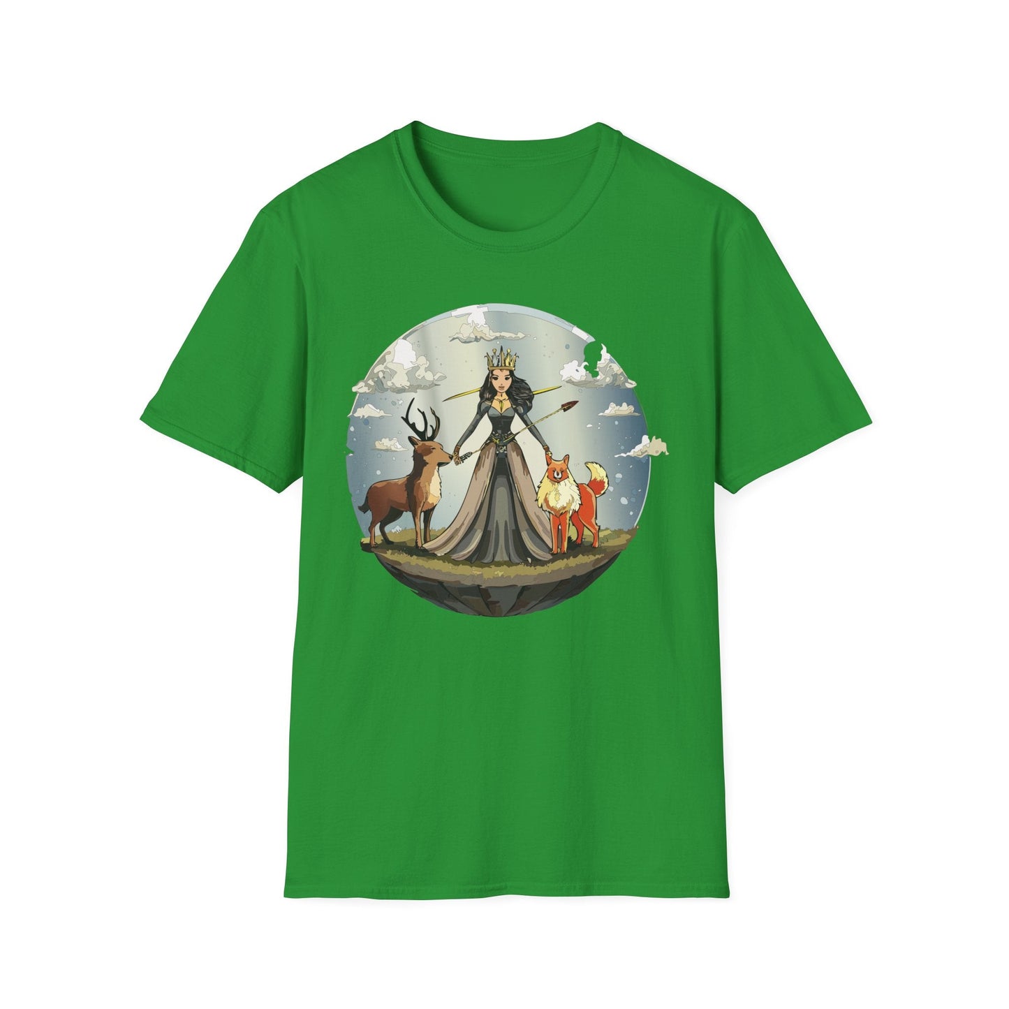 Womens Graphic T Shirt Art Design Tee Softstyle Gildan 64000 Cotton Comfort Fit Casual Wear