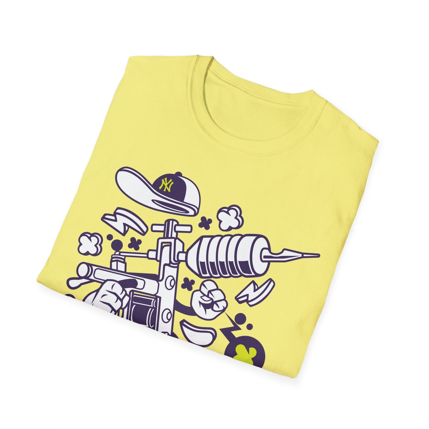Cartoon Animation T Shirt Funny Tee Shirt Unisex Gildan Softstyle 64000 100 Percent Ring Spun Cotton
