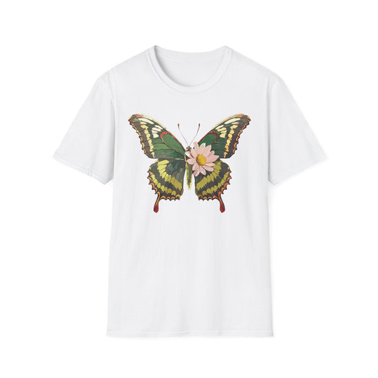 Butterfly Shirt Unisex Monarch Butterfly Tee Gildan Softstyle 64000 100% Ring Spun Cotton
